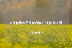 可控核聚变龙头东方精工7连板 这才是AI的尽头？