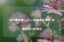 云计算新星CoreWeave或明年在美IPO 估值超过350亿美元