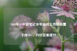 2024年Q3中国笔记本电脑线上市场销量下降10%，均价显著提升